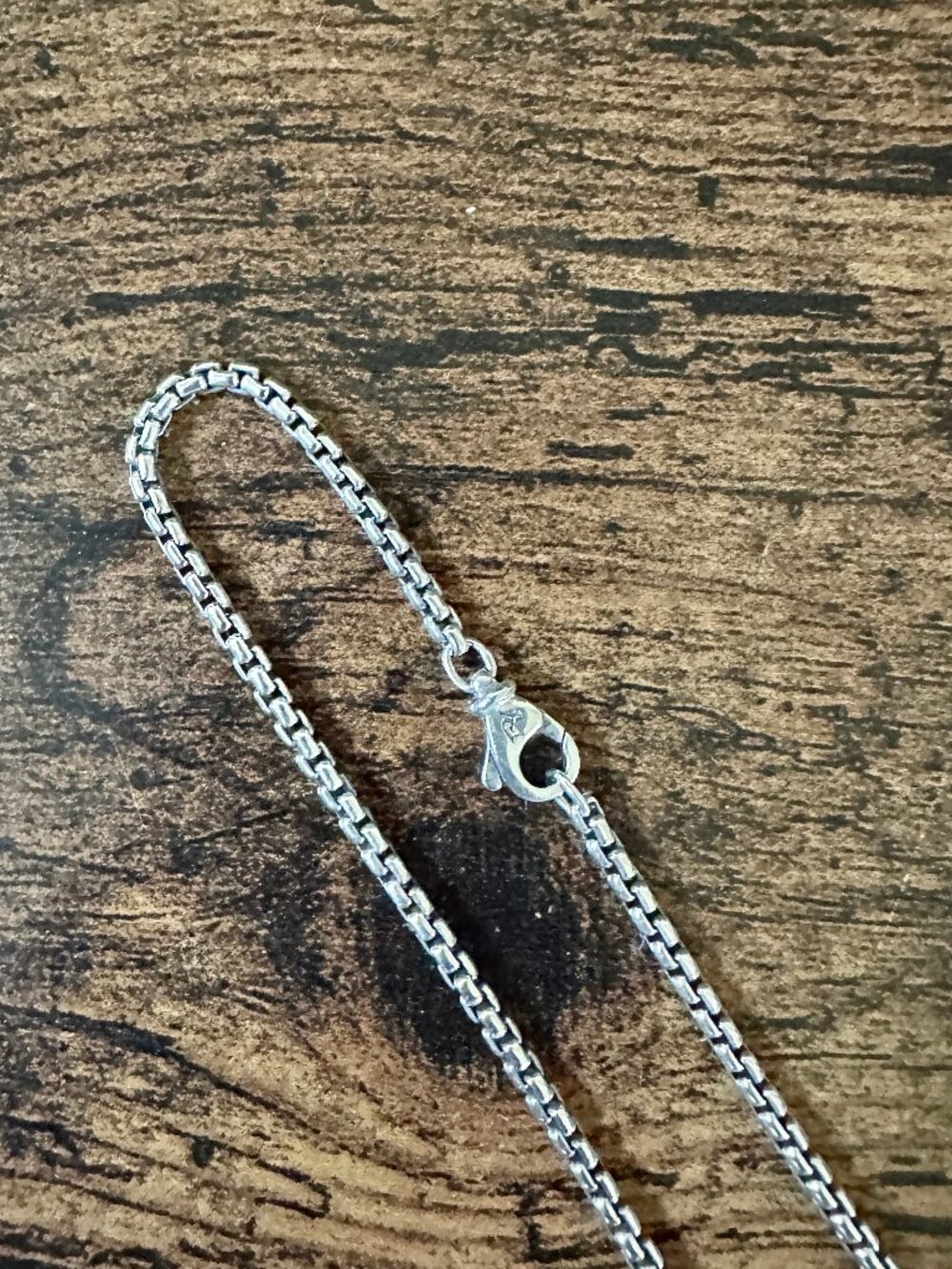David Yurman Box Chain Necklace in Sterling Silver - 1.7mm - 20" - Picture 5 of 12